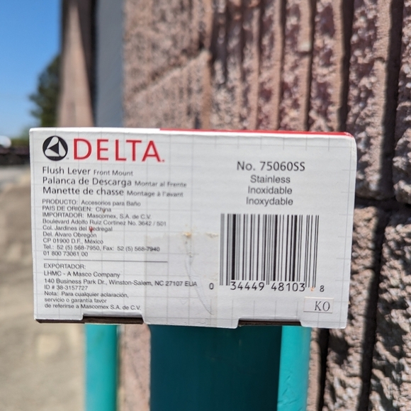 Delta Toilet Flush Lever Stainless - Picture 2 of 2